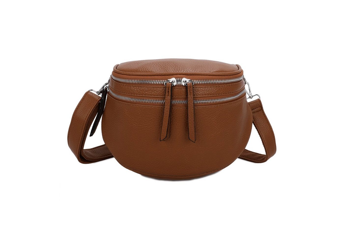 EAAKIE Gürteltasche Bauchtasche Umhängetasche Crossbody-Bag Hüfttasche Kunstleder Italy-De, als Schultertasche, CrossOver, Umhängetasche tragbar von EAAKIE