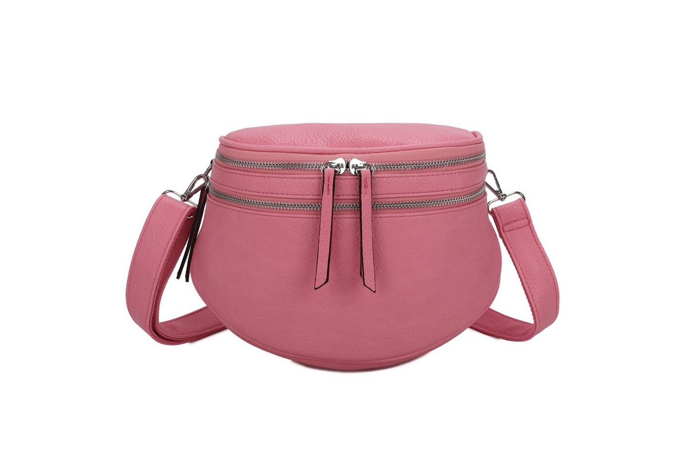 EAAKIE Gürteltasche Bauchtasche Umhängetasche Crossbody-Bag Hüfttasche Kunstleder Italy-De, als Schultertasche, CrossOver, Umhängetasche tragbar von EAAKIE