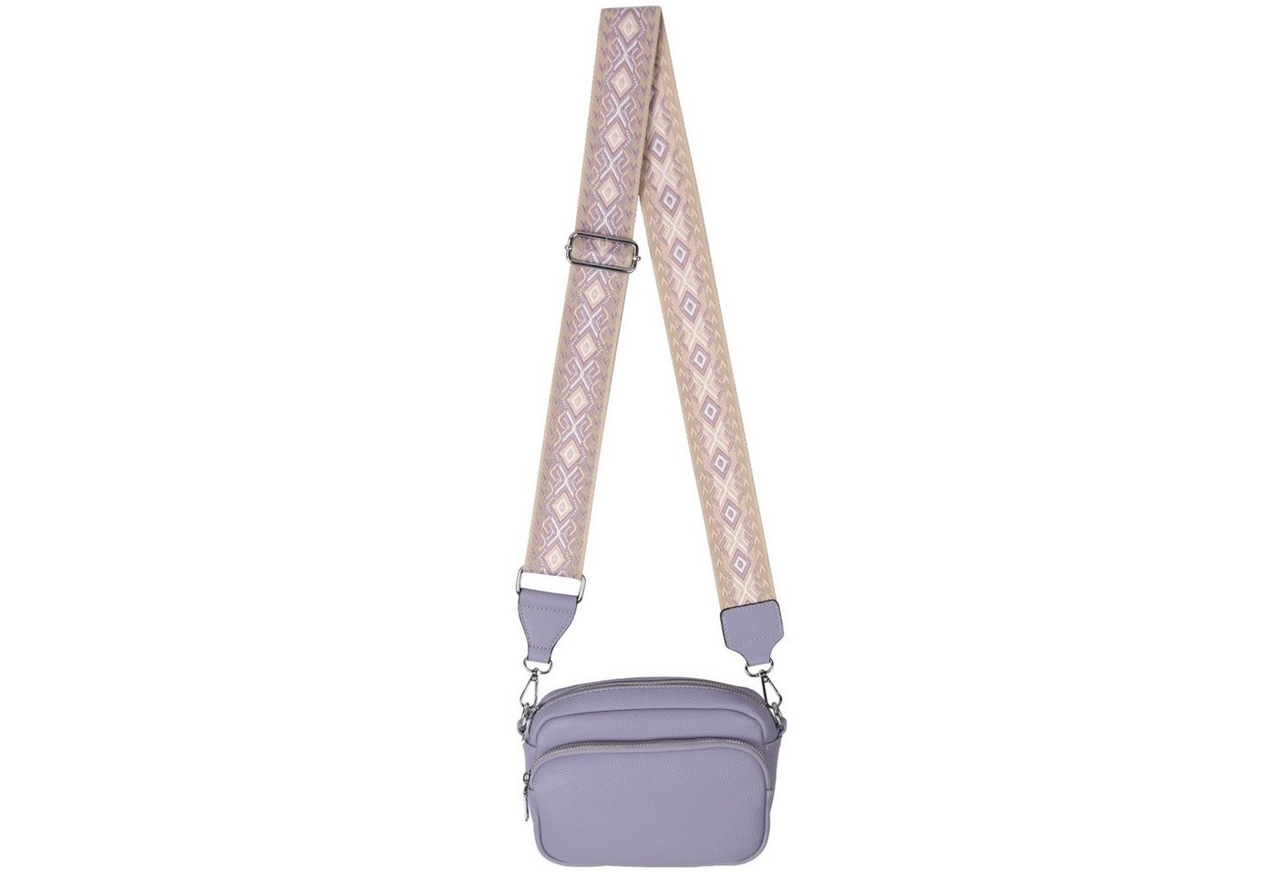 EAAKIE Gürteltasche Bauchtasche Umhängetasche Crossbody-Bag Hüfttasche Kunstleder Italy-D, als Schultertasche, CrossOver, Umhängetasche tragbar von EAAKIE