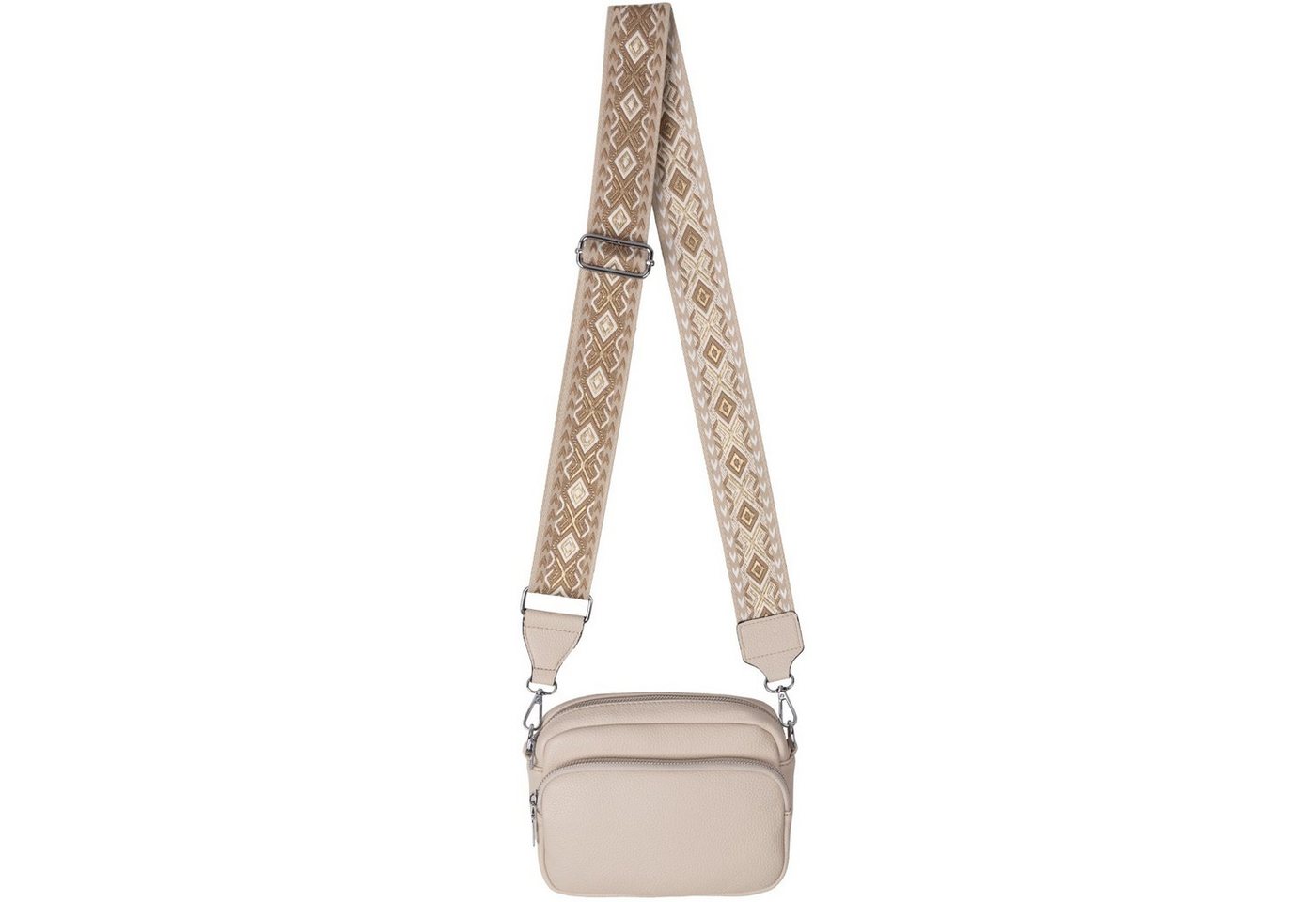 EAAKIE Gürteltasche Bauchtasche Umhängetasche Crossbody-Bag Hüfttasche Kunstleder Italy-D, als Schultertasche, CrossOver, Umhängetasche tragbar von EAAKIE