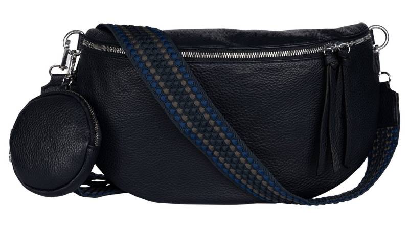 EAAKIE Gürteltasche Bauchtasche Umhängetasche Crossbody-Bag Kunstleder Italy-Design, als Schultertasche, CrossOver, Umhängetasche tragbar von EAAKIE