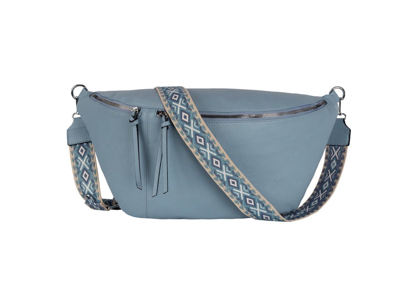 EAAKIE Gürteltasche Bauchtasche Umhängetasche Crossbody-Bag Hüfttasche Kunstleder Italy-D, als Schultertasche, CrossOver, Umhängetasche tragbar von EAAKIE