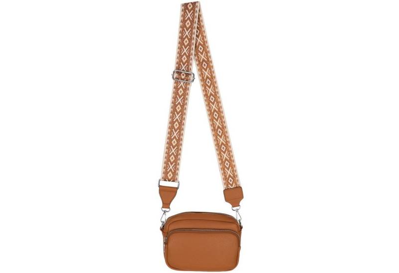 EAAKIE Gürteltasche Bauchtasche Umhängetasche Crossbody-Bag Kunstleder Italy-Design, als Schultertasche, CrossOver, Umhängetasche tragbar von EAAKIE