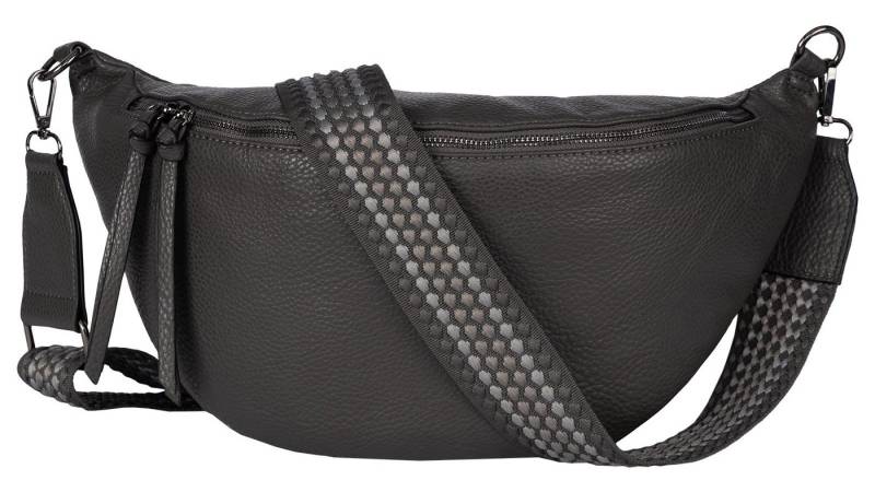 EAAKIE Gürteltasche Bauchtasche Umhängetasche Crossbody-Bag Kunstleder Italy-Design, als Schultertasche, CrossOver, Umhängetasche tragbar von EAAKIE