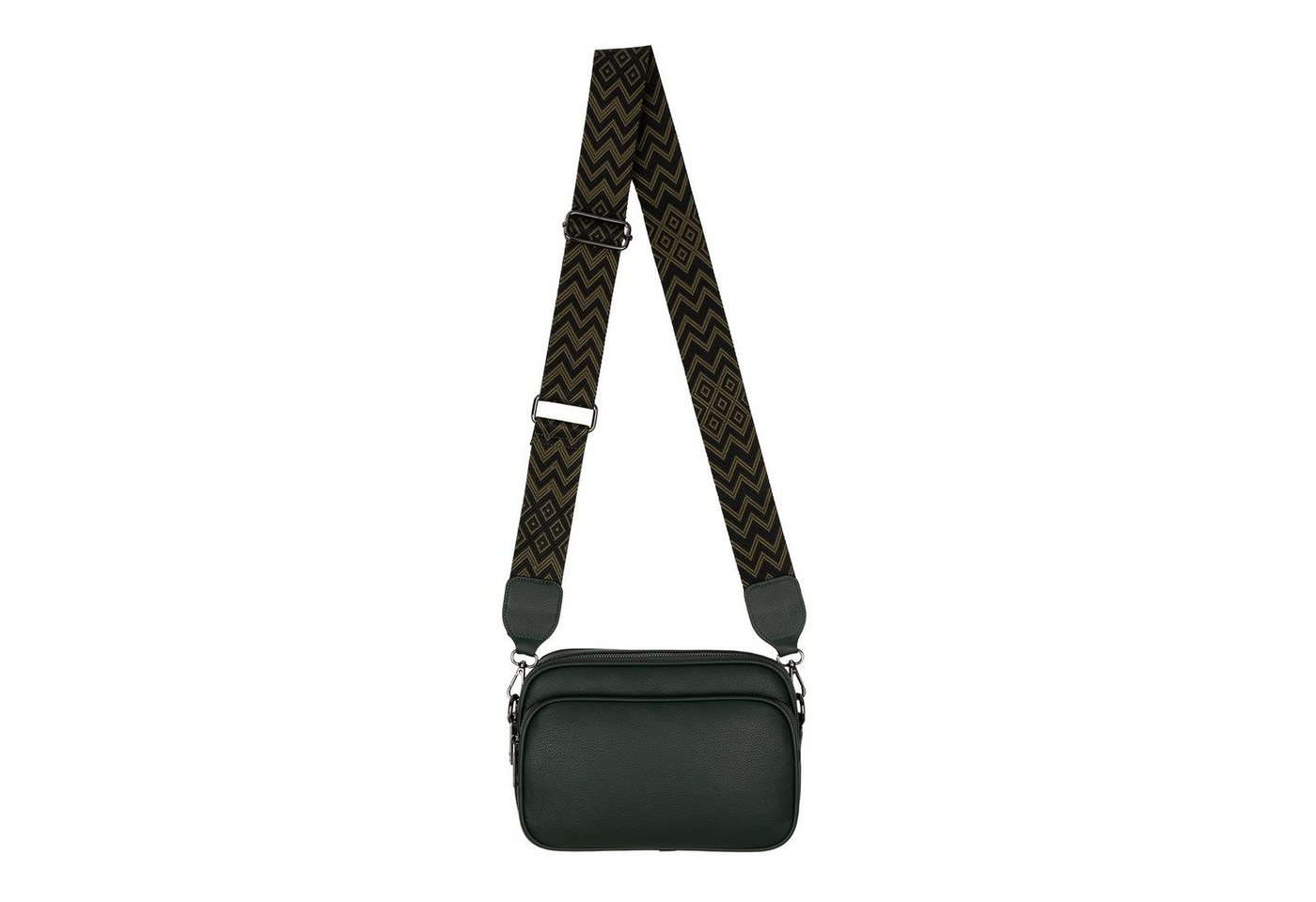 EAAKIE Gürteltasche Bauchtasche Umhängetasche Crossbody-Bag Hüfttasche Kunstleder Italy-D, als Schultertasche, CrossOver, Umhängetasche tragbar von EAAKIE