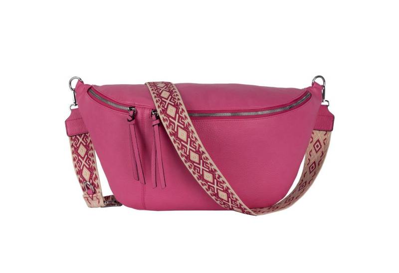 EAAKIE Gürteltasche Bauchtasche Umhängetasche Crossbody-Bag Kunstleder Italy-Design, als Schultertasche, CrossOver, Umhängetasche tragbar von EAAKIE