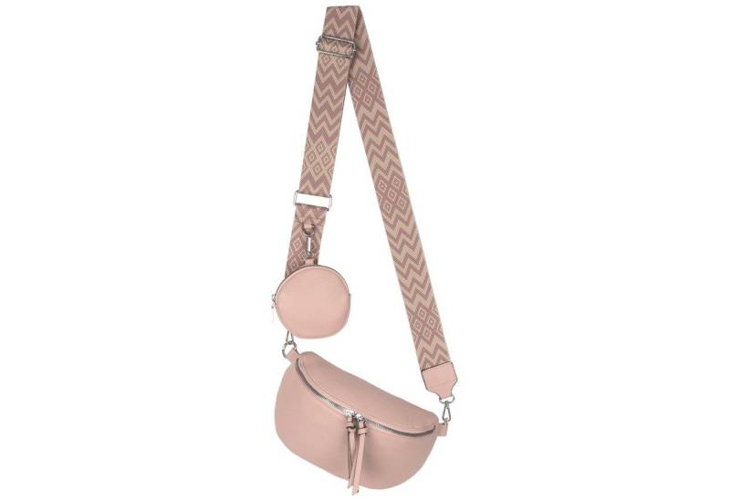 EAAKIE Gürteltasche Bauchtasche Umhängetasche Crossbody-Bag Kunstleder Italy-Design, als Schultertasche, CrossOver, Umhängetasche tragbar von EAAKIE