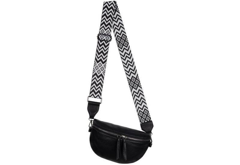 EAAKIE Gürteltasche Bauchtasche Umhängetasche Crossbody-Bag Kunstleder Italy-Design, als Schultertasche, CrossOver, Umhängetasche tragbar von EAAKIE