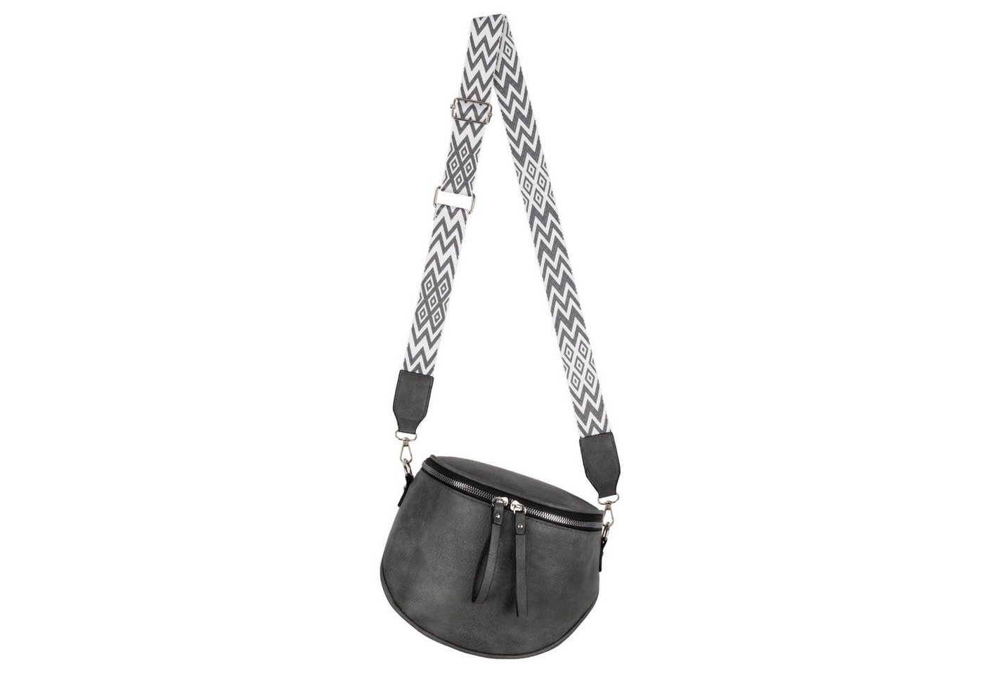 EAAKIE Gürteltasche Bauchtasche Umhängetasche Crossbody-Bag Hüfttasche Kunstleder Italy-De, als Schultertasche, CrossOver, Umhängetasche tragbar von EAAKIE