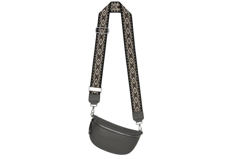 EAAKIE Gürteltasche Bauchtasche Umhängetasche Crossbody-Bag Kunstleder Italy-Design, als Schultertasche, CrossOver, Umhängetasche tragbar von EAAKIE