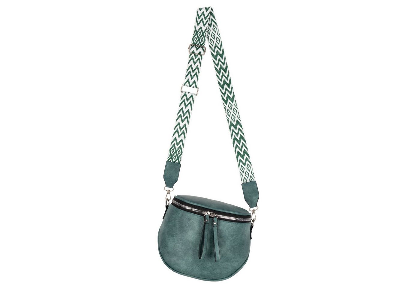 EAAKIE Gürteltasche Bauchtasche Umhängetasche Crossbody-Bag Hüfttasche Kunstleder Italy-De, als Schultertasche, CrossOver, Umhängetasche tragbar von EAAKIE