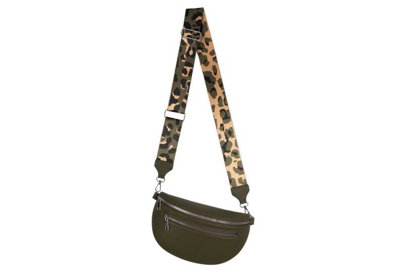 EAAKIE Gürteltasche Bauchtasche Umhängetasche Crossbody-Bag Kunstleder Italy-Design, als Schultertasche, CrossOver, Umhängetasche tragbar von EAAKIE