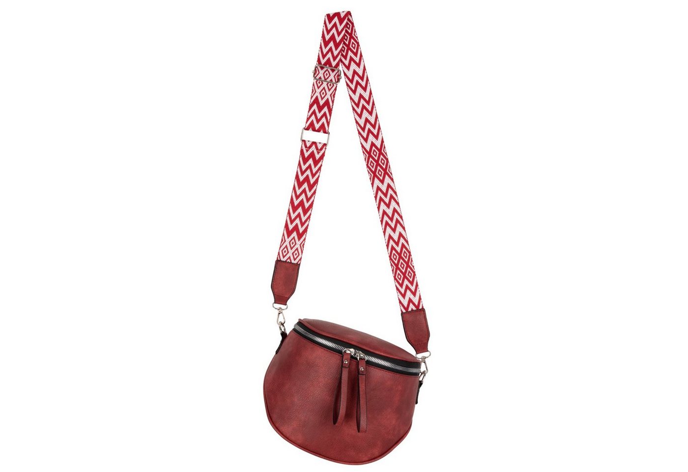 EAAKIE Gürteltasche Bauchtasche Umhängetasche Crossbody-Bag Hüfttasche Kunstleder Italy-De, als Schultertasche, CrossOver, Umhängetasche tragbar von EAAKIE