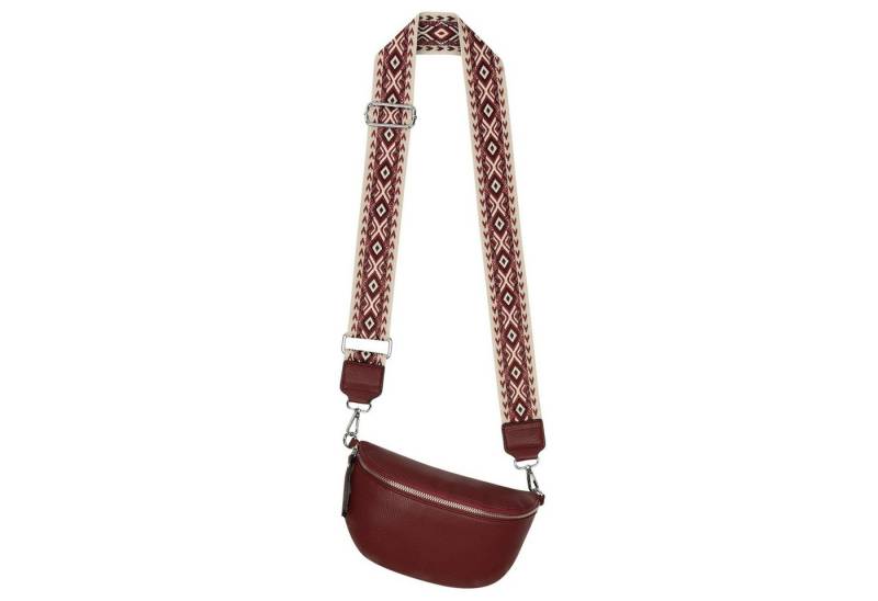 EAAKIE Gürteltasche Bauchtasche Umhängetasche Crossbody-Bag Kunstleder Italy-Design, als Schultertasche, CrossOver, Umhängetasche tragbar von EAAKIE