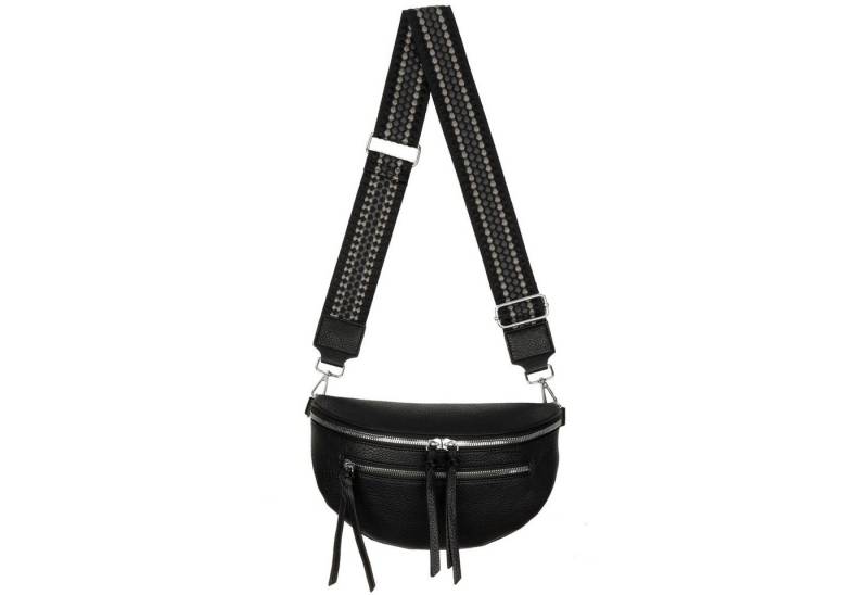 EAAKIE Gürteltasche Bauchtasche Umhängetasche Crossbody-Bag Kunstleder Italy-Design, als Schultertasche, CrossOver, Umhängetasche tragbar von EAAKIE