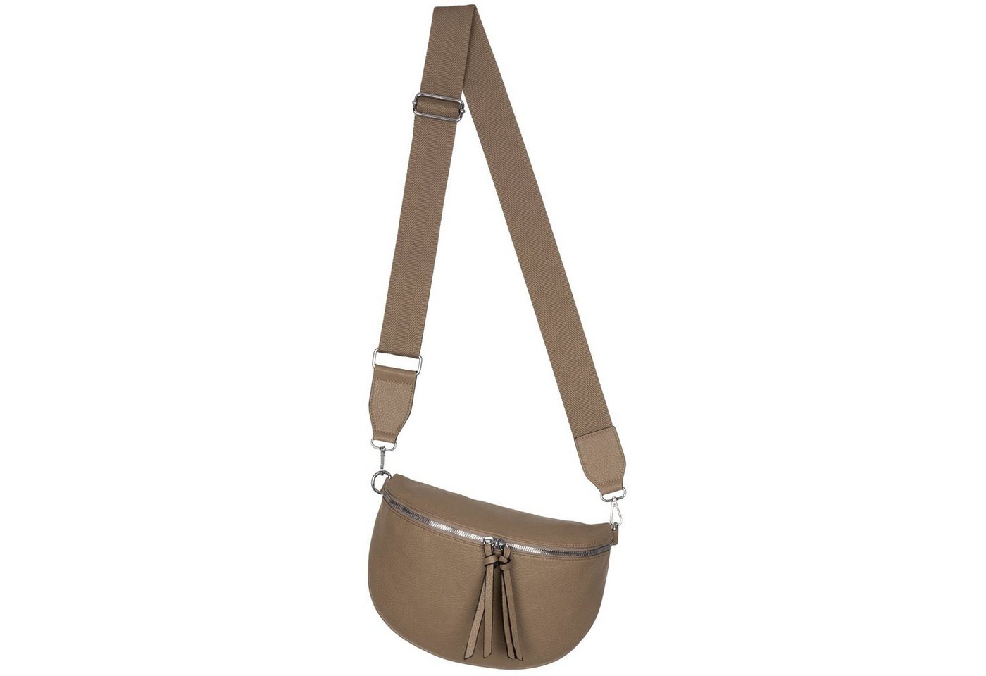 EAAKIE Gürteltasche Bauchtasche Umhängetasche Crossbody-Bag Hüfttasche Kunstleder Italy-De, als Schultertasche, CrossOver, Umhängetasche tragbar von EAAKIE