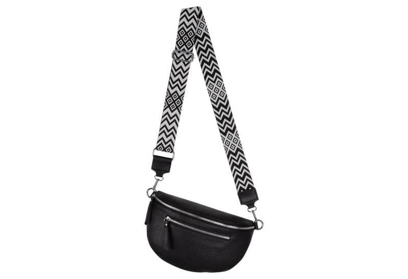 EAAKIE Gürteltasche Bauchtasche Umhängetasche Crossbody-Bag Kunstleder Italy-Design, als Schultertasche, CrossOver, Umhängetasche tragbar von EAAKIE