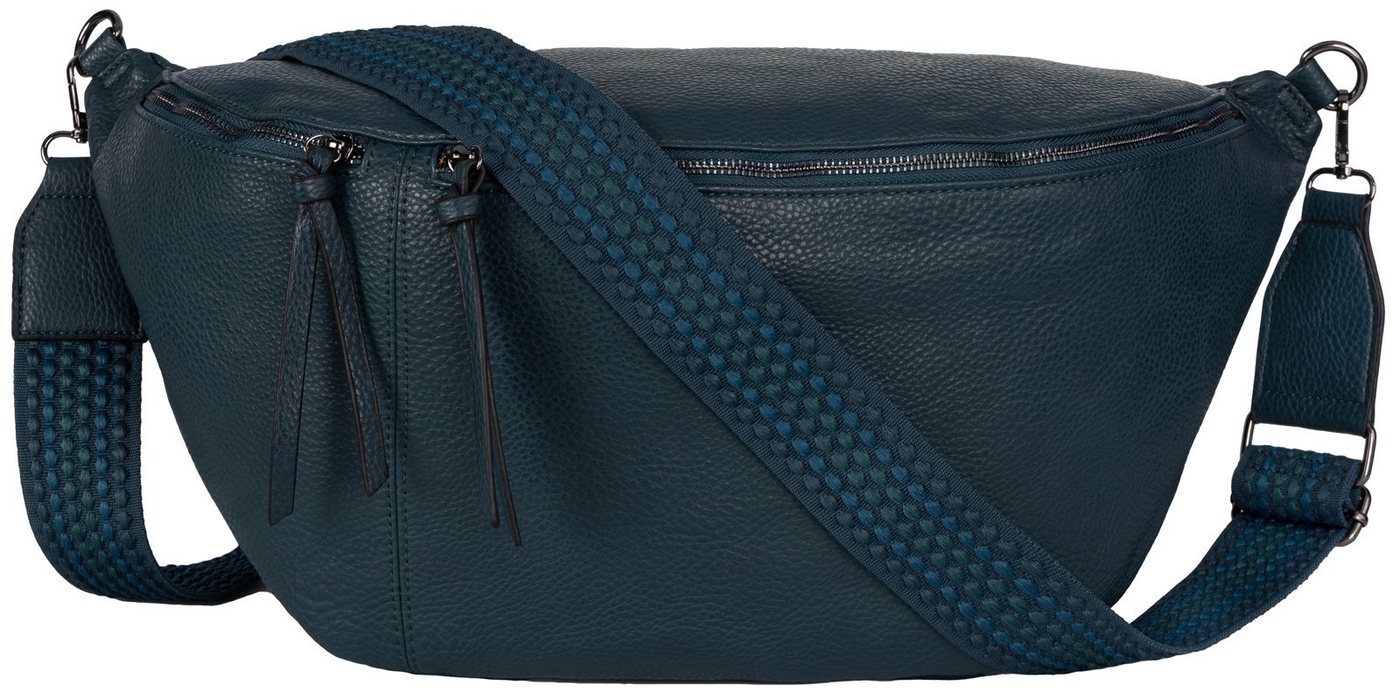 EAAKIE Gürteltasche Bauchtasche XXL Umhängetasche Crossbody-Bag Hüfttasche Kunstleder, als Schultertasche, CrossOver, Umhängetasche tragbar von EAAKIE