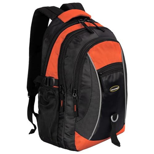 EAAKIE Rucksack Damen Herren Sport Schulrucksack Freizeit Reise Wandern Arbeit Backpack (Orange) von EAAKIE