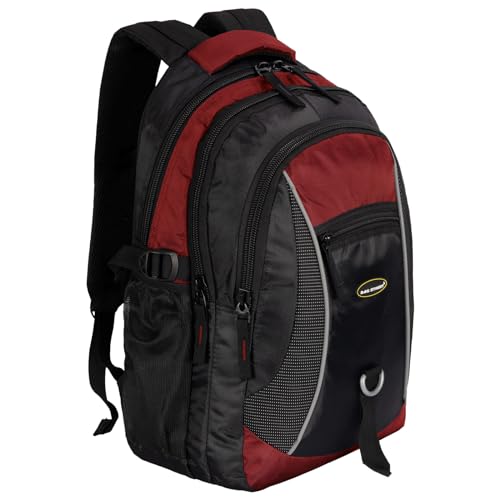 EAAKIE Rucksack Damen Herren Sport Schulrucksack Freizeit Reise Wandern Arbeit Backpack (Rot) von EAAKIE