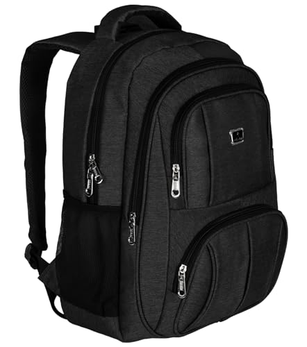 EAAKIE Rucksack Damen Herren Sport Schulrucksack Freizeit Reise Wandern Arbeit Backpack (SCHWARZ) von EAAKIE