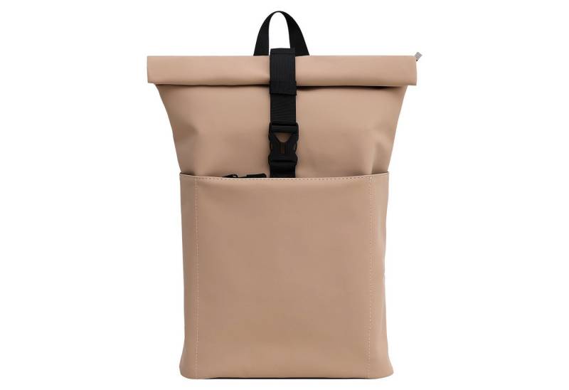 EAAKIE Rucksack RollTop Rucksack Freizeitrucksack Herren Damen Wasserabweisend, spritzwassergeschütztes Polyester und wasserabweisende Reißverschlüsse von EAAKIE