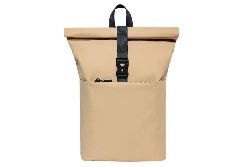 EAAKIE Rucksack RollTop Rucksack Freizeitrucksack Herren Damen Wasserabweisend, spritzwassergeschütztes Polyester und wasserabweisende Reißverschlüsse von EAAKIE