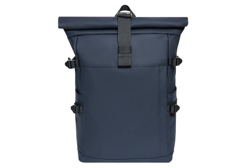 EAAKIE Rucksack RollTop Rucksack Freizeitrucksack Herren Damen Wasserabweisend, spritzwassergeschütztes Polyester und wasserabweisende Reißverschlüsse von EAAKIE