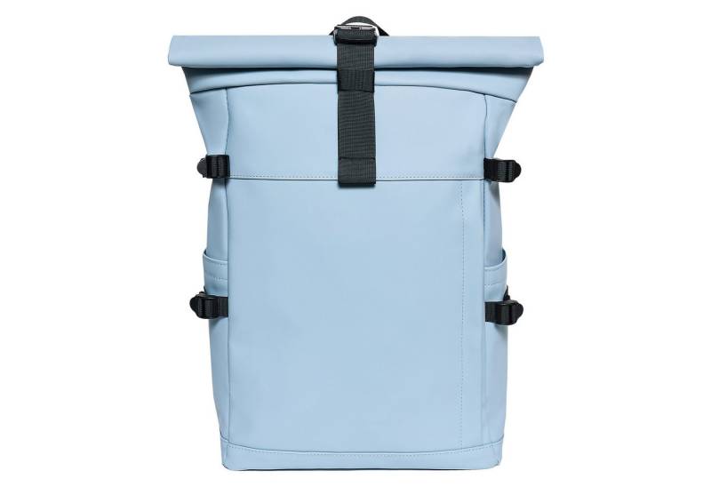 EAAKIE Rucksack RollTop Rucksack Freizeitrucksack Herren Damen Wasserabweisend, spritzwassergeschütztes Polyester und wasserabweisende Reißverschlüsse von EAAKIE