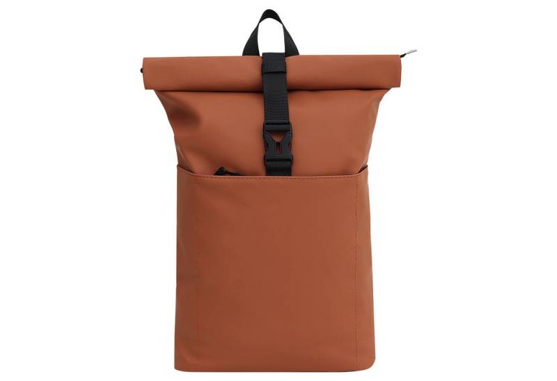 EAAKIE Rucksack RollTop Rucksack Freizeitrucksack Herren Damen Wasserabweisend, spritzwassergeschütztes Polyester und wasserabweisende Reißverschlüsse von EAAKIE