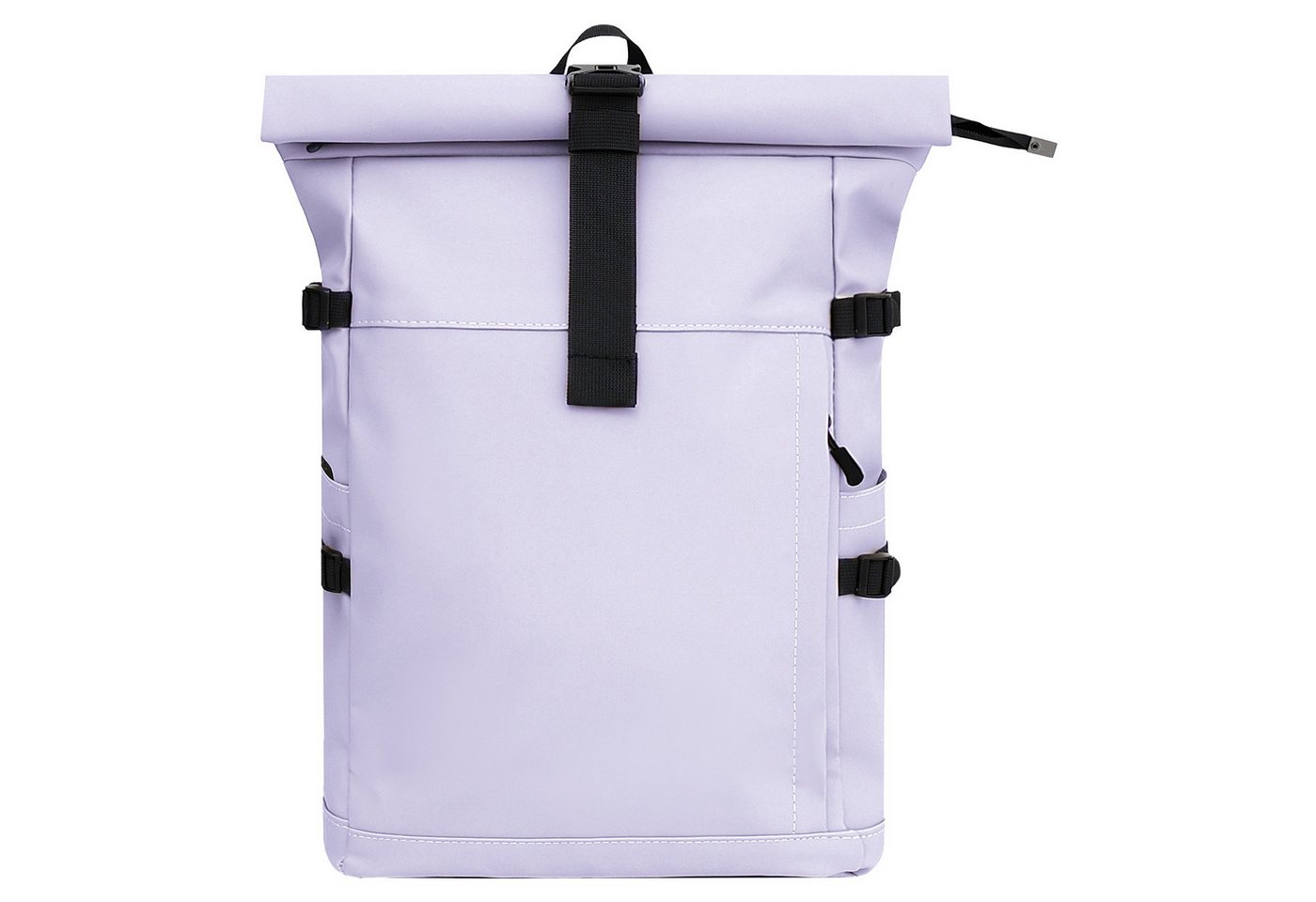 EAAKIE Rucksack RollTop Rucksack Freizeitrucksack Herren Damen Wasserabweisend, spritzwassergeschütztes Polyester und wasserabweisende Reißverschlüsse von EAAKIE