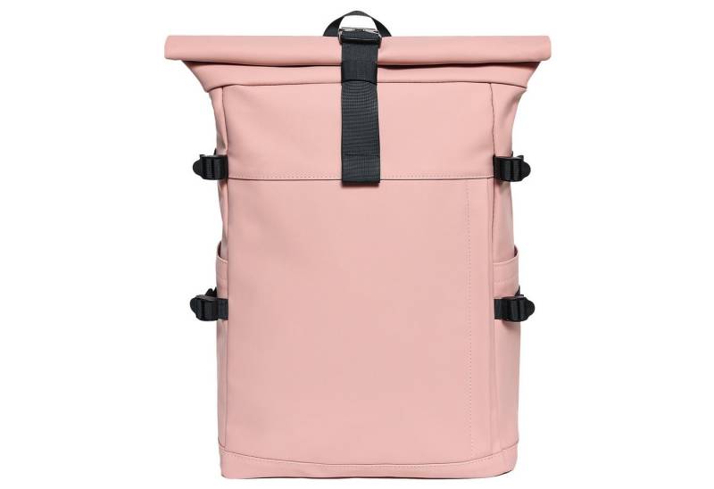 EAAKIE Rucksack RollTop Rucksack Freizeitrucksack Herren Damen Wasserabweisend, spritzwassergeschütztes Polyester und wasserabweisende Reißverschlüsse von EAAKIE