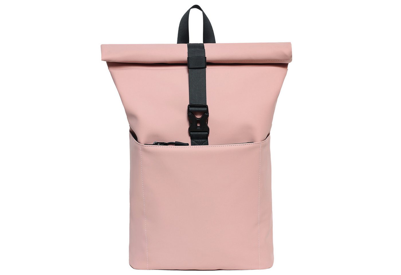 EAAKIE Rucksack RollTop Rucksack Freizeitrucksack Herren Damen Wasserabweisend, spritzwassergeschütztes Polyester und wasserabweisende Reißverschlüsse von EAAKIE