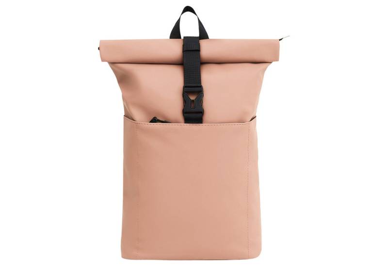 EAAKIE Rucksack RollTop Rucksack Freizeitrucksack Herren Damen Wasserabweisend, spritzwassergeschütztes Polyester und wasserabweisende Reißverschlüsse von EAAKIE