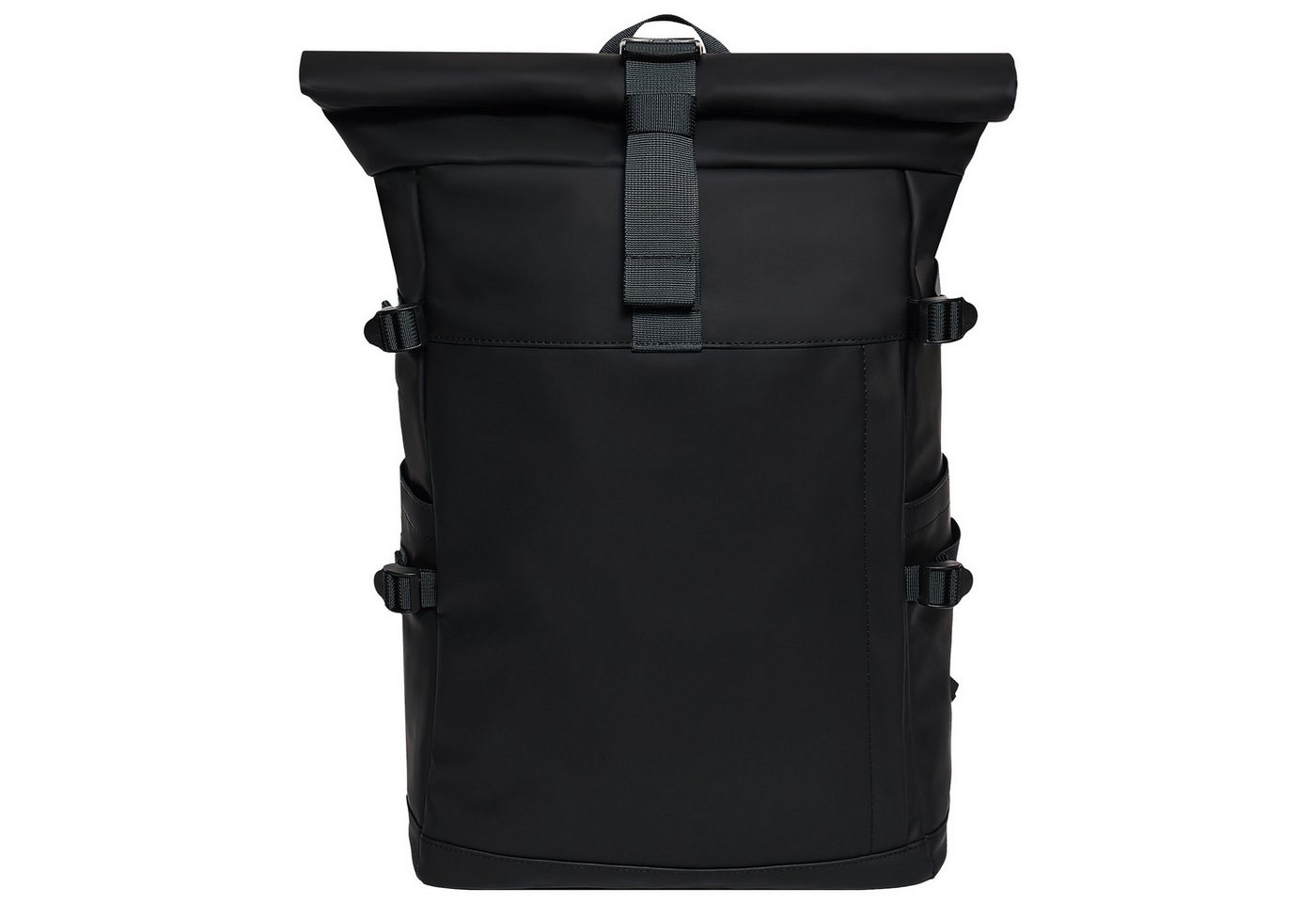 EAAKIE Rucksack RollTop Rucksack Freizeitrucksack Herren Damen Wasserabweisend, spritzwassergeschütztes Polyester und wasserabweisende Reißverschlüsse von EAAKIE