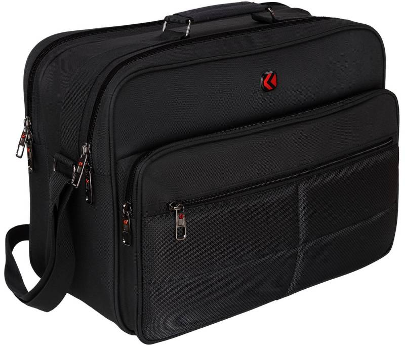 EAAKIE Umhängetasche Arbeitstasche Umhängetasche Messenger Flugbegleiter Herrentasche XXL, als Schultertasche, Umhängetasche tragbar von EAAKIE