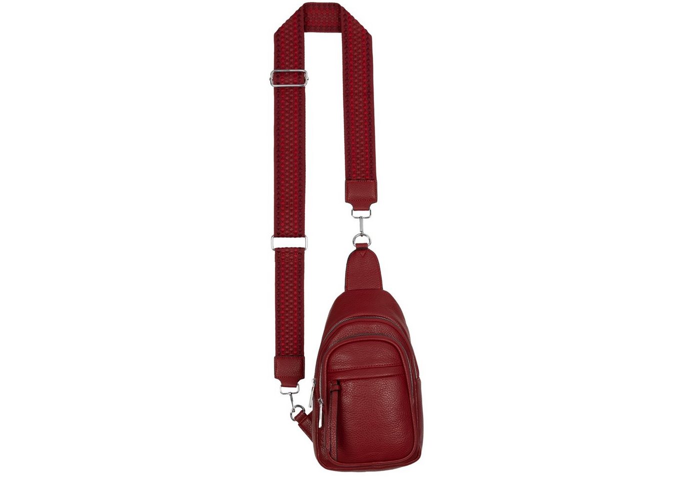 EAAKIE Umhängetasche Brusttasche Umhängetasche Schultertasche Cross Body Bag Kunstleder, als Schultertasche, CrossOver, Umhängetasche tragbar von EAAKIE