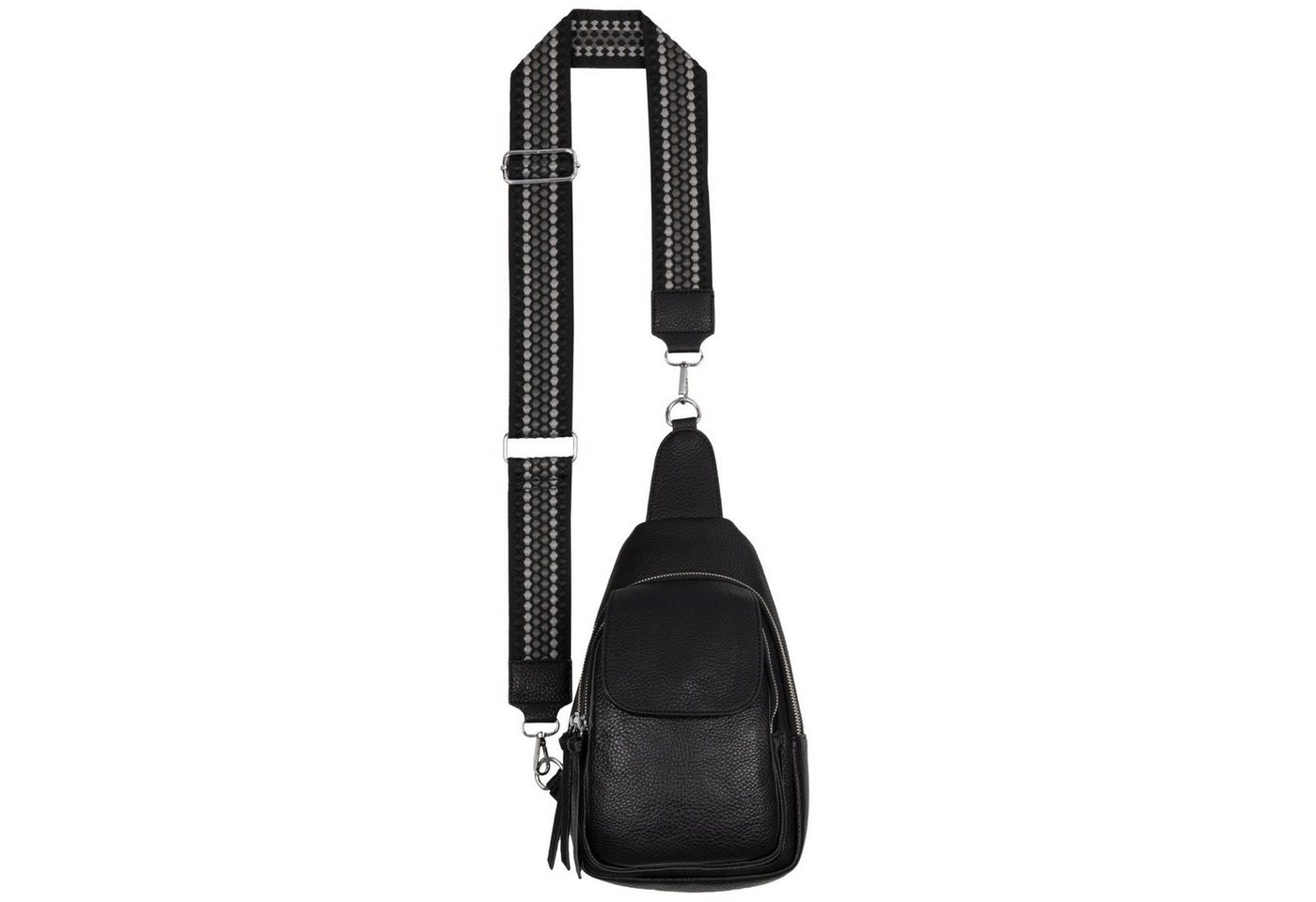 EAAKIE Umhängetasche Brusttasche Umhängetasche Schultertasche Cross Body Bag Kunstleder, als Schultertasche, CrossOver, Umhängetasche tragbar von EAAKIE