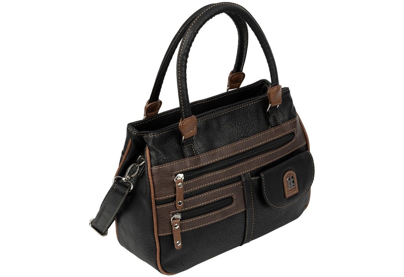 EAAKIE Umhängetasche Damen Tasche Schultertasche Umhängetasche Crossover Bag Leder Optik, als Schultertasche, Umhängetasche tragbar von EAAKIE