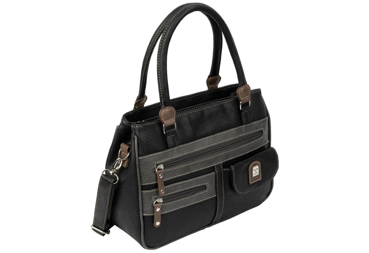 EAAKIE Umhängetasche Damen Tasche Schultertasche Umhängetasche Crossover Bag Leder Optik, als Schultertasche, Umhängetasche tragbar von EAAKIE