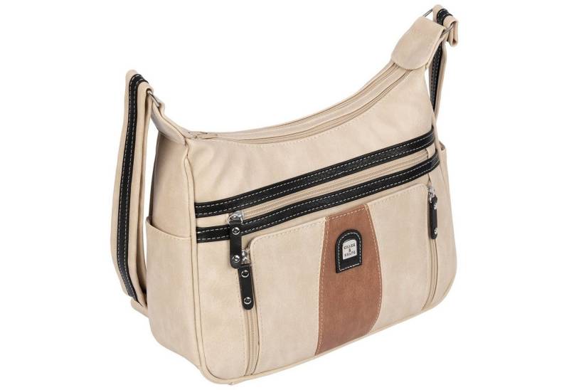 EAAKIE Umhängetasche Damen Tasche Schultertasche Umhängetasche Leder Optik Handtasche, als Schultertasche, Umhängetasche tragbar von EAAKIE