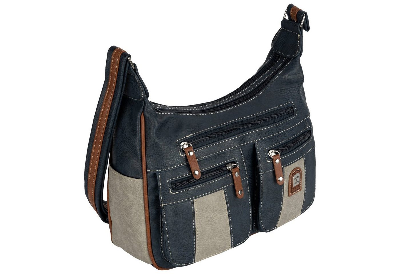 EAAKIE Umhängetasche Damen Tasche Schultertasche Umhängetasche Crossover Bag Leder Optik, als Schultertasche, Umhängetasche tragbar von EAAKIE