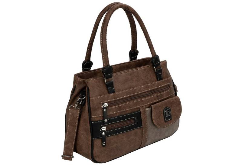 EAAKIE Umhängetasche Damen Tasche Schultertasche Umhängetasche Leder Optik Handtasche, als Schultertasche, Umhängetasche tragbar von EAAKIE