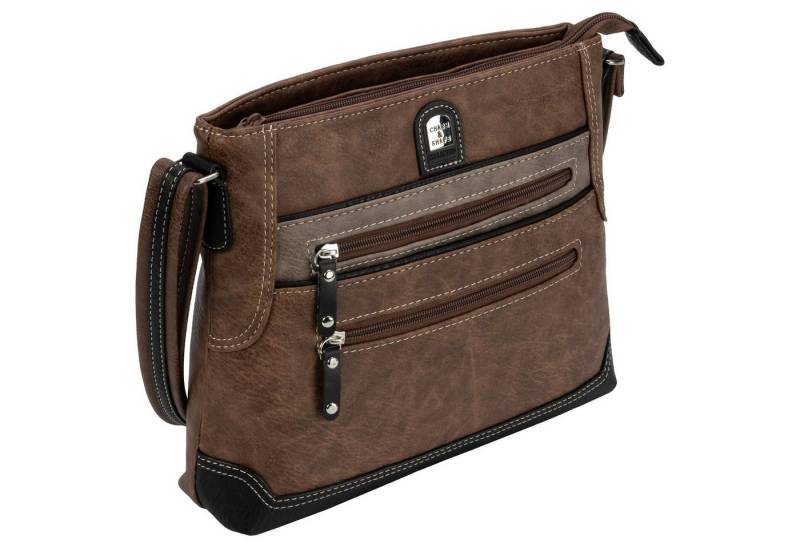 EAAKIE Umhängetasche Damen Tasche Schultertasche Umhängetasche Leder Optik Handtasche, als Schultertasche, Umhängetasche tragbar von EAAKIE