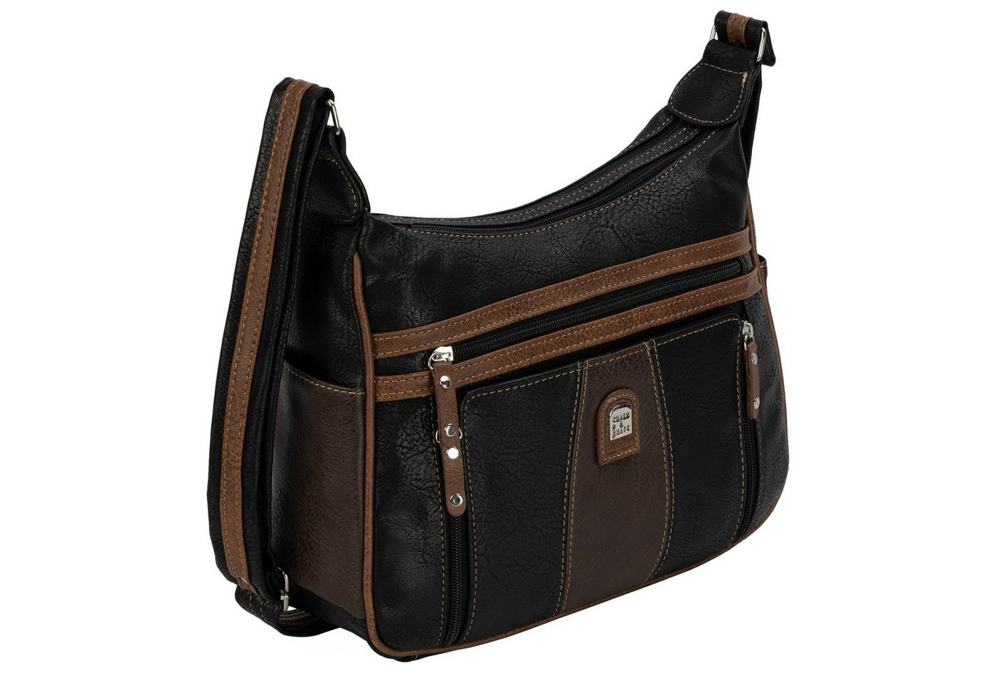 EAAKIE Umhängetasche Damen Tasche Schultertasche Umhängetasche Crossover Bag Leder Optik, als Schultertasche, Umhängetasche tragbar von EAAKIE