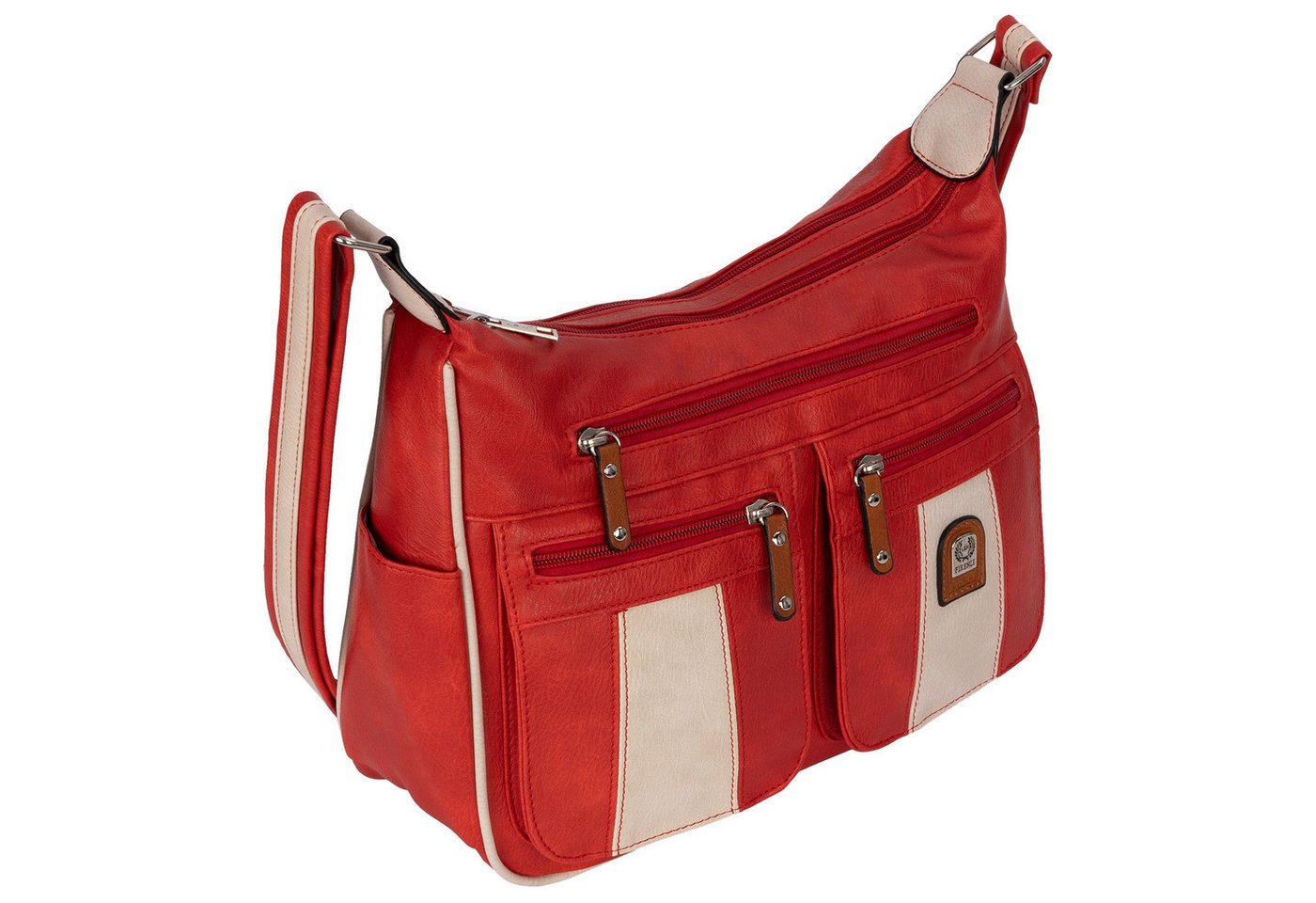 EAAKIE Umhängetasche Damen Tasche Schultertasche Umhängetasche Crossover Bag Leder Optik, als Schultertasche, Umhängetasche tragbar von EAAKIE