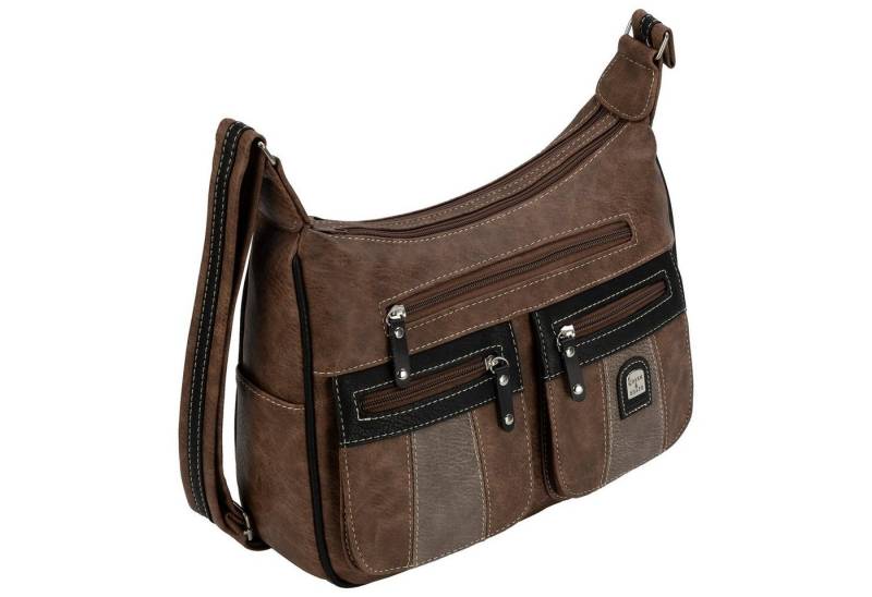 EAAKIE Umhängetasche Damen Tasche Schultertasche Umhängetasche Leder Optik Handtasche, als Schultertasche, Umhängetasche tragbar von EAAKIE
