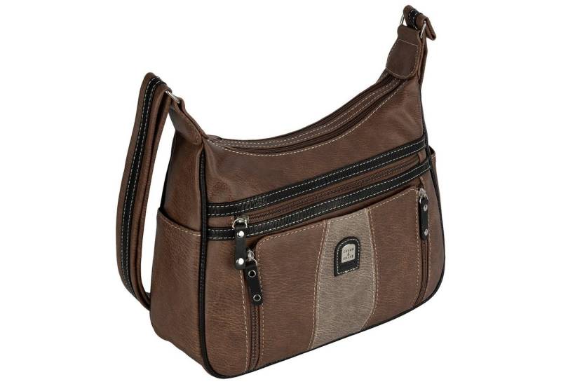 EAAKIE Umhängetasche Damen Tasche Schultertasche Umhängetasche Leder Optik Handtasche, als Schultertasche, Umhängetasche tragbar von EAAKIE