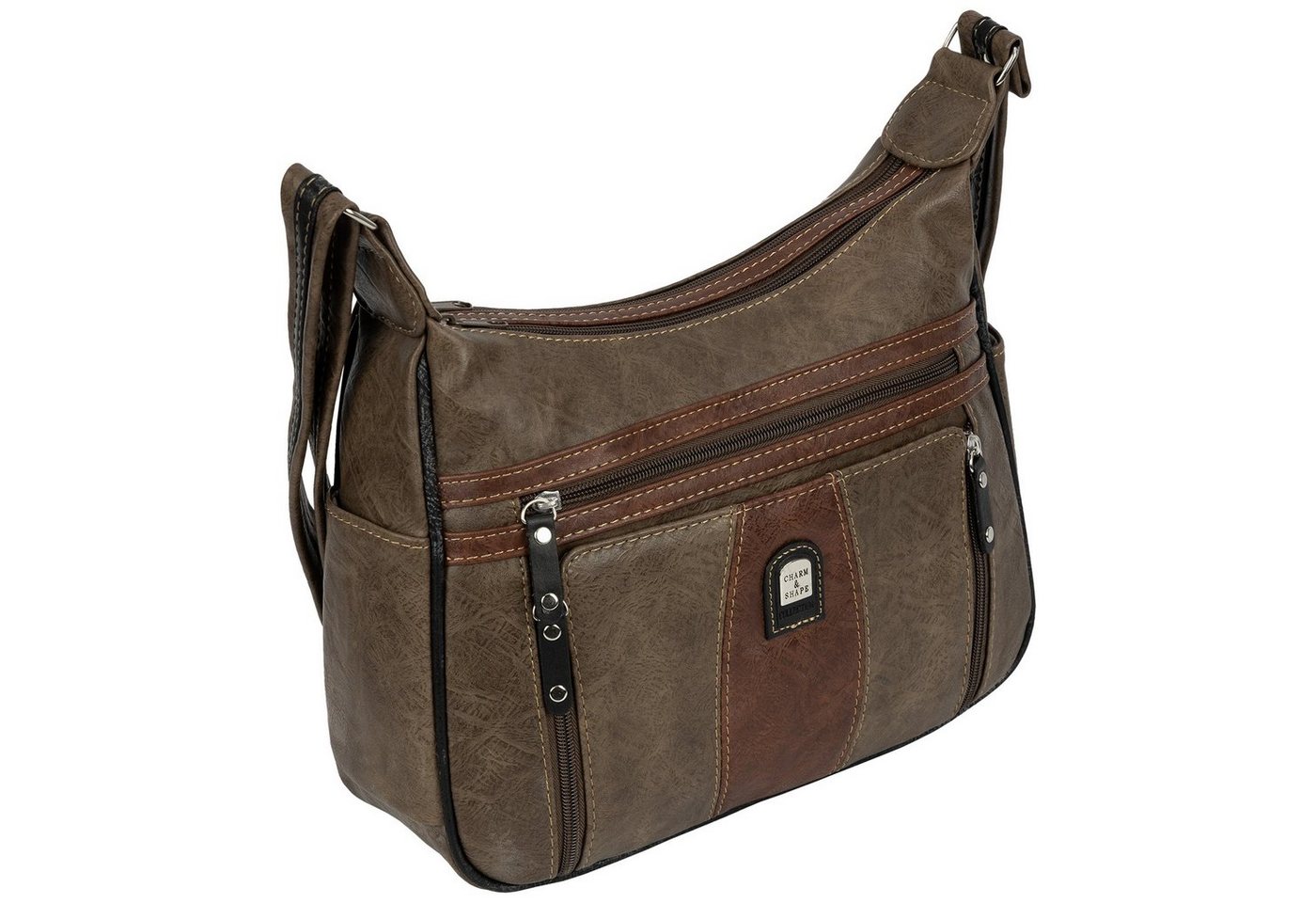 EAAKIE Umhängetasche Damen Tasche Schultertasche Umhängetasche Leder Optik Handtasche, als Schultertasche, Umhängetasche tragbar von EAAKIE