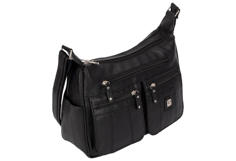 EAAKIE Umhängetasche Damen Tasche Schultertasche Umhängetasche Leder Optik Handtasche, als Schultertasche, Umhängetasche tragbar von EAAKIE